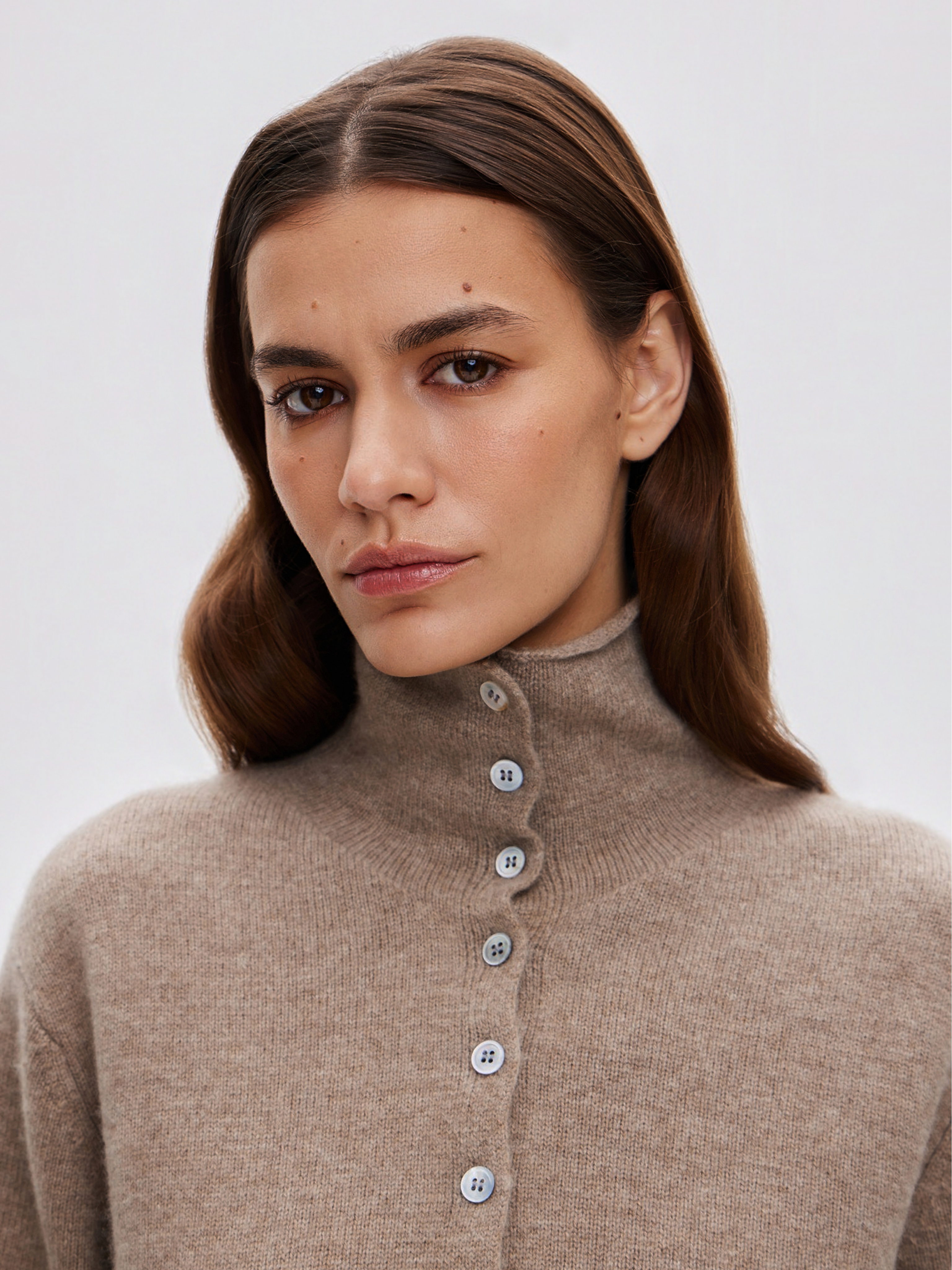 КАРДИГАН С ВОРОТНИКОМ BROWN ELEGANCE