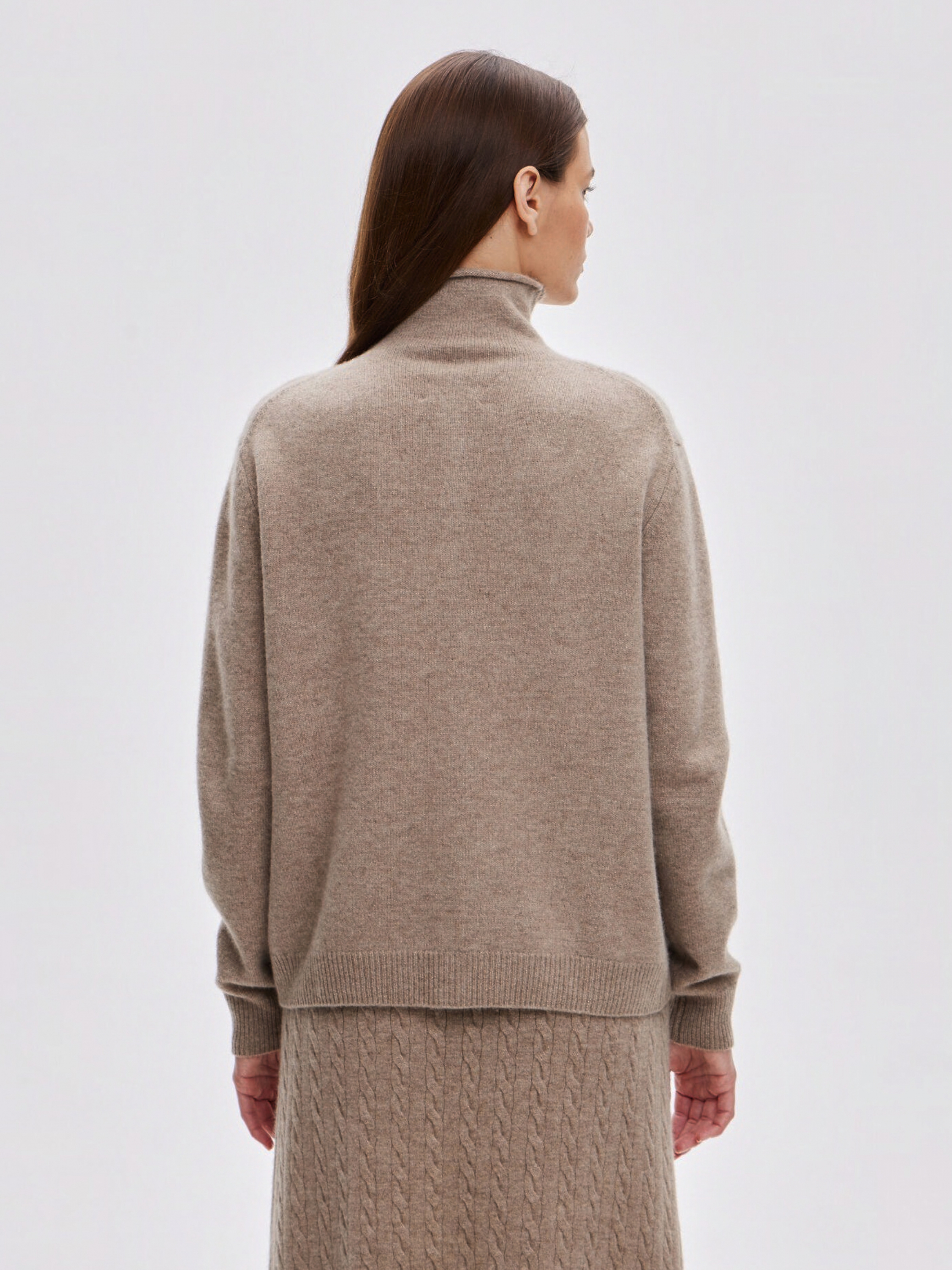 КАРДИГАН С ВОРОТНИКОМ BROWN ELEGANCE