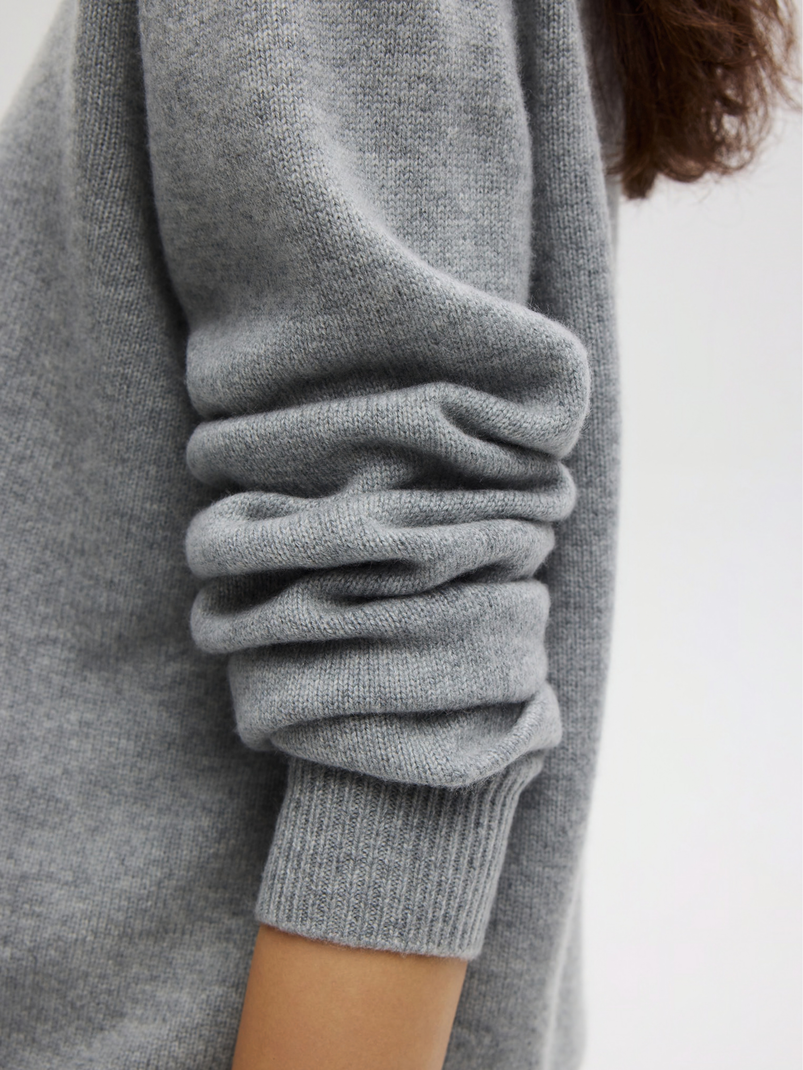 КАРДИГАН С ВОРОТНИКОМ CLOUD GRAY 