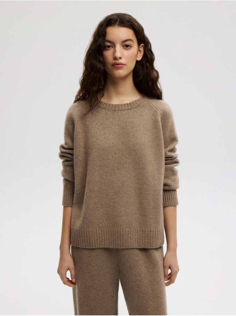 BROWN ELEGANCE JUMPER