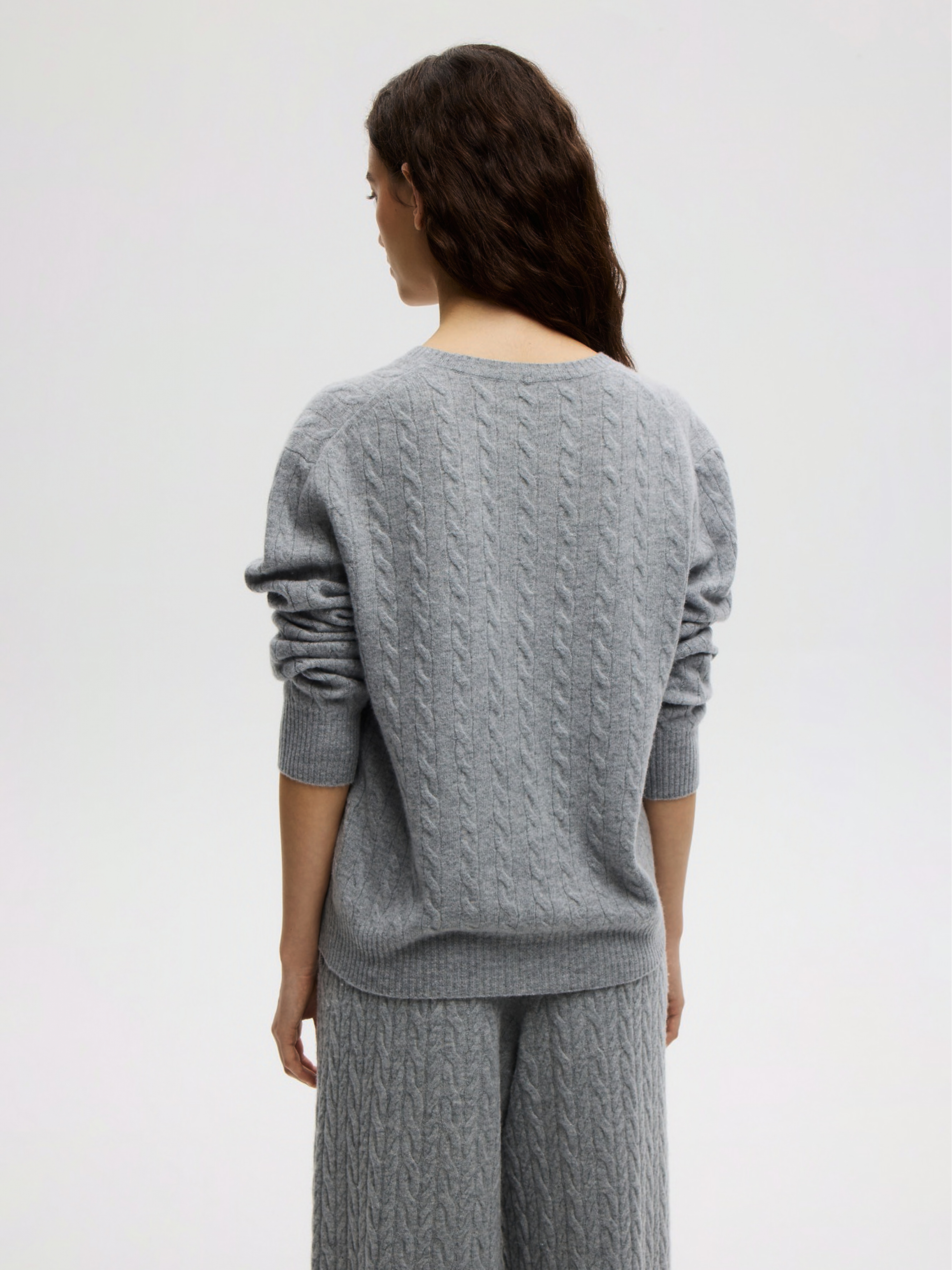 ДЖЕМПЕР С КОСАМИ CLOUD GRAY