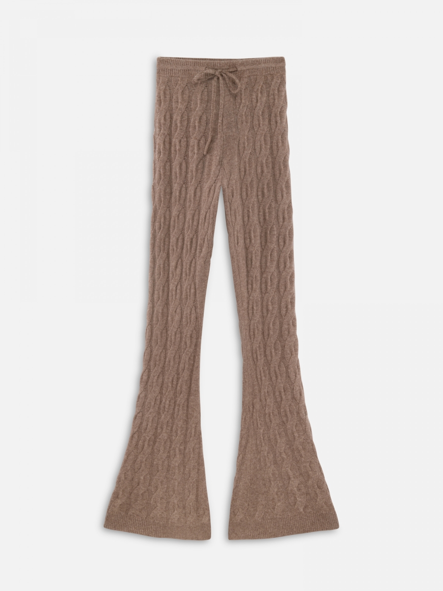 PANTS 5 CASHMERE COFFEE