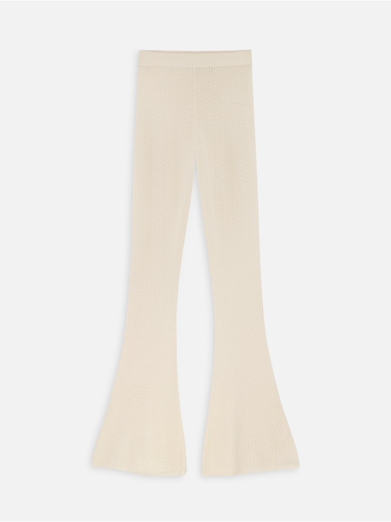 БРЮКИ 6 ХЛОПОК-ШЕЛК МОЛОЧНЫЕ