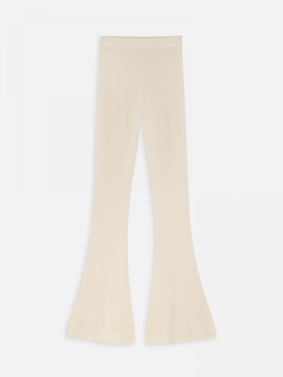 БРЮКИ 6 ХЛОПОК-ШЕЛК МОЛОЧНЫЕ