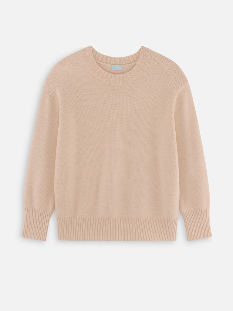 SWEATER 10 WOOL-CASHMERE BEIGE