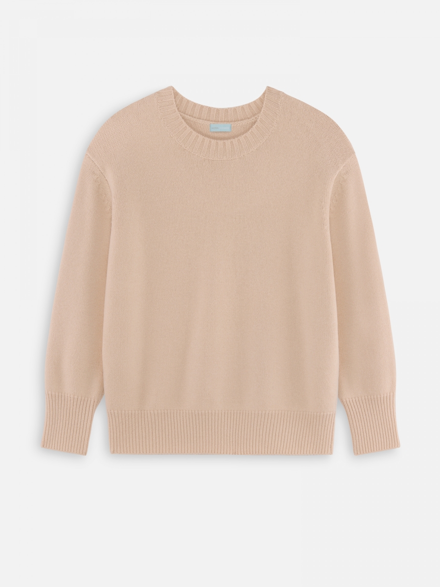 SWEATER 10 WOOL-CASHMERE BEIGE