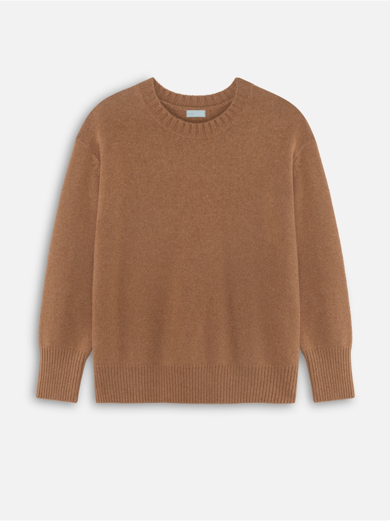 SWEATER 12 WOOL-CASHMERE CARAMEL
