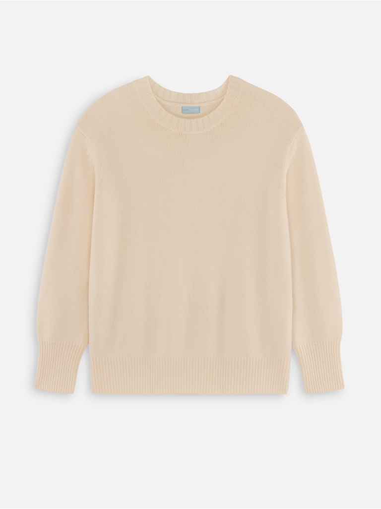 ДЖЕМПЕР 14 ШЕРСТЬ-КАШЕМИР КРЕМОВЫЙ