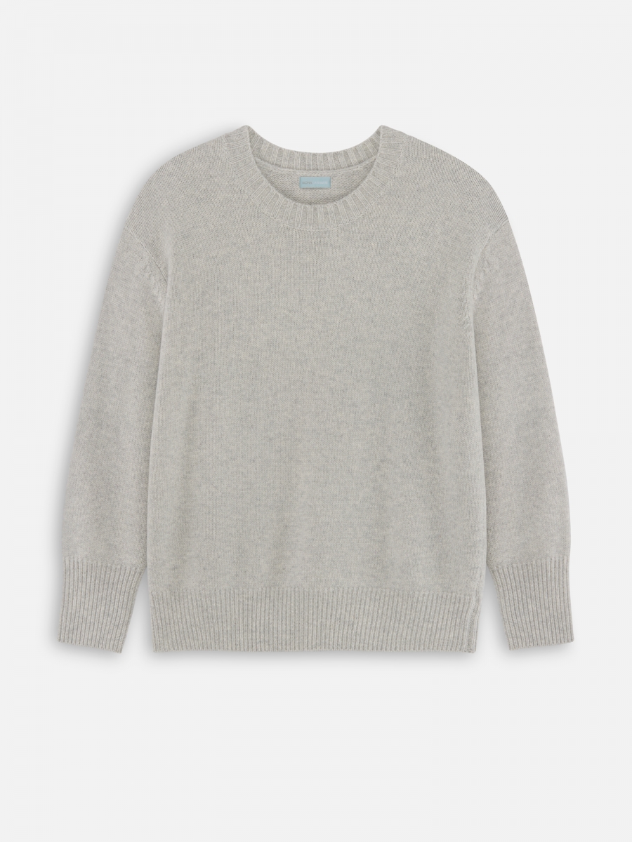 SWEATER 15 WOOL-CASHMERE GREY