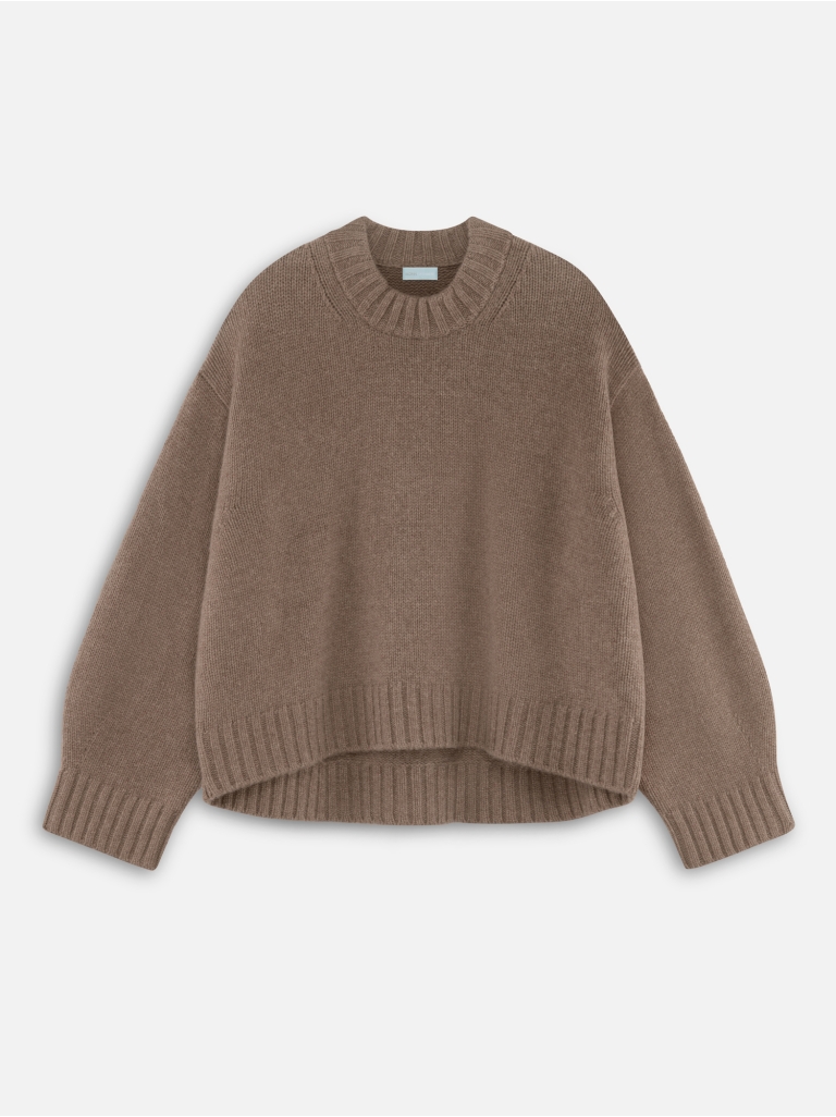SWEATER 5 CASHMERE COFFEE
