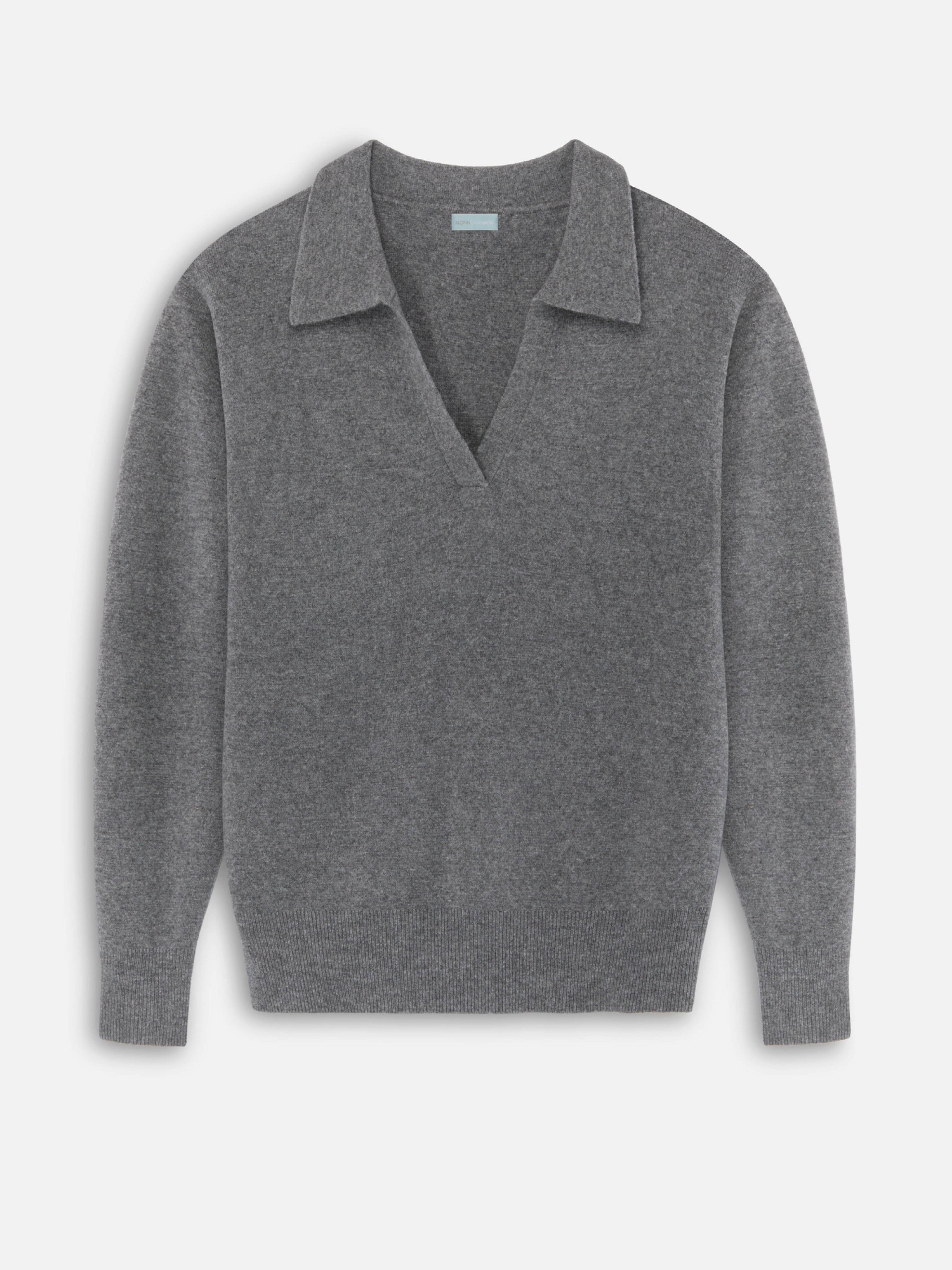 POLO SWEATER 1 CASHMERE GREY
