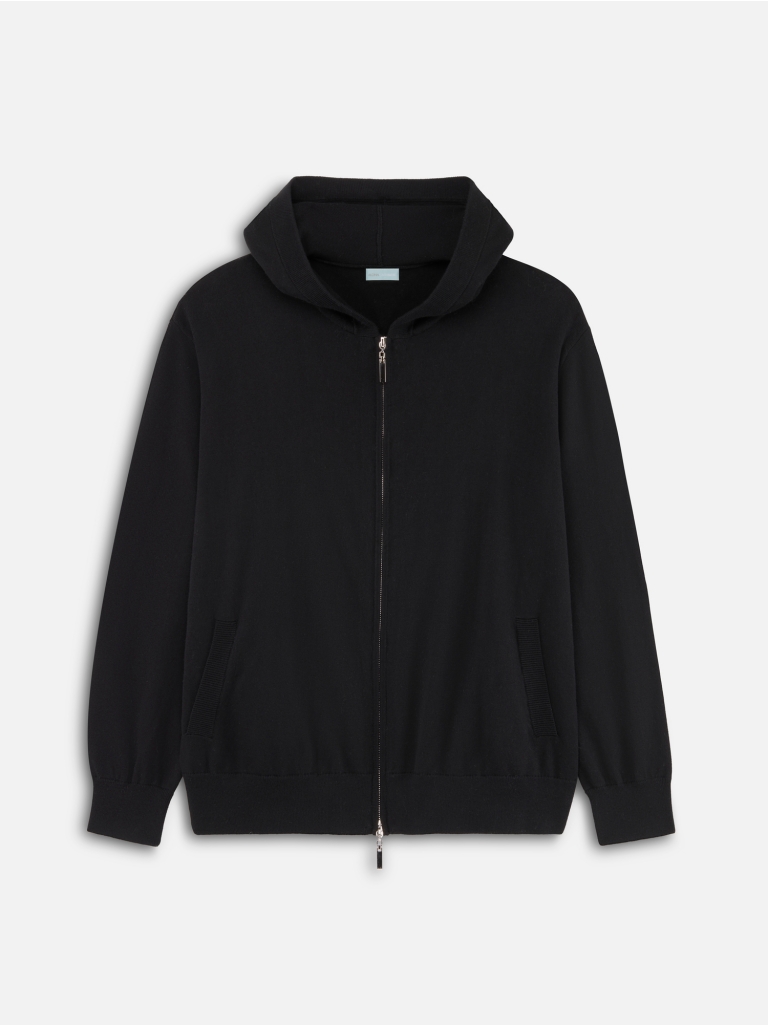 HOODIE 6 COTTON-CASHMERE BLACK