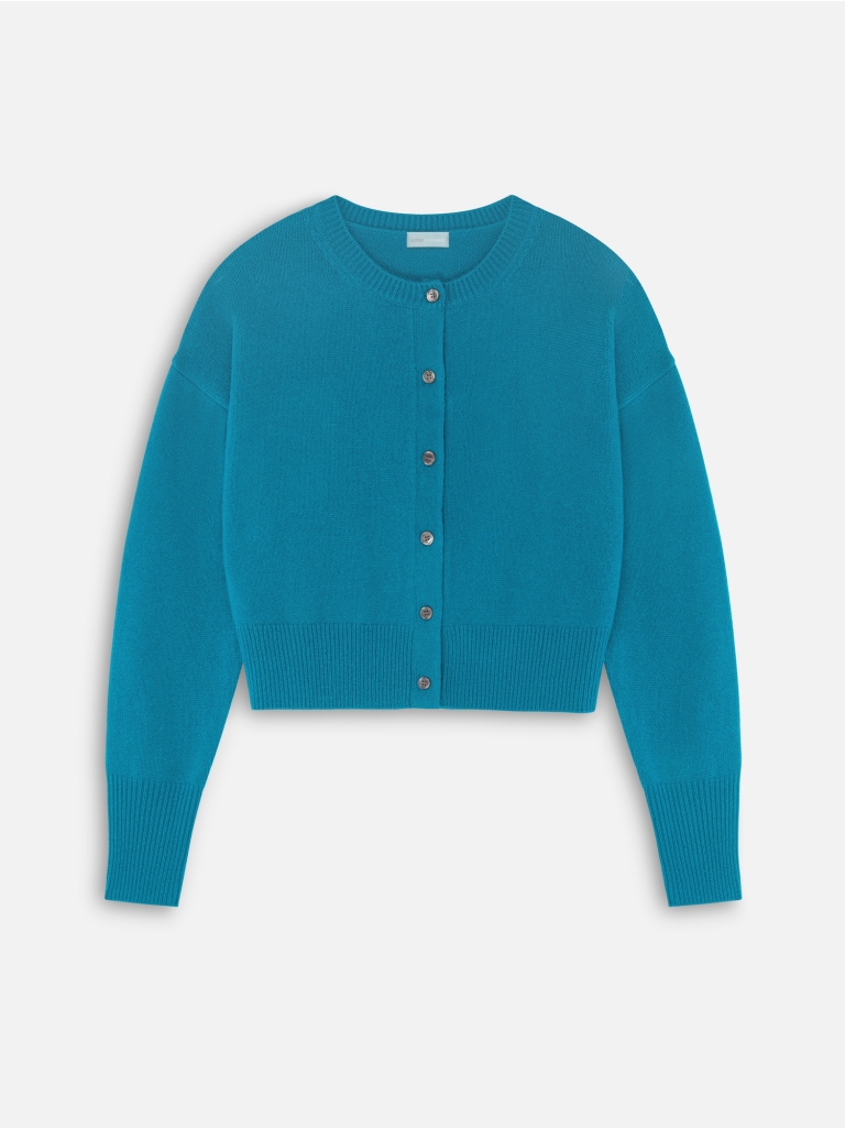 КАРДИГАН 1 КАШЕМИР БИРЮЗОВЫЙ