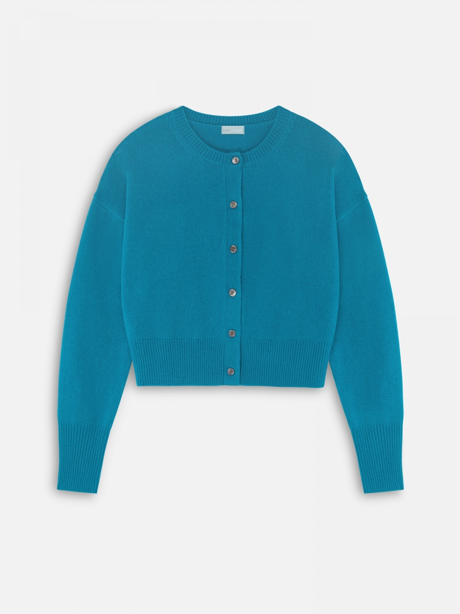 КАРДИГАН 1 КАШЕМИР БИРЮЗОВЫЙ