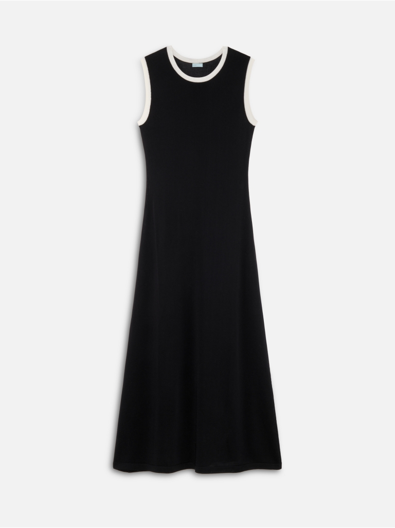 DRESS 3 VISCOSE BLACK