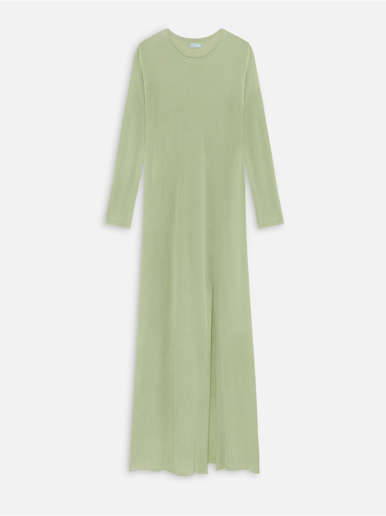 DRESS 5 VISCOSE WITH LUREX MINT