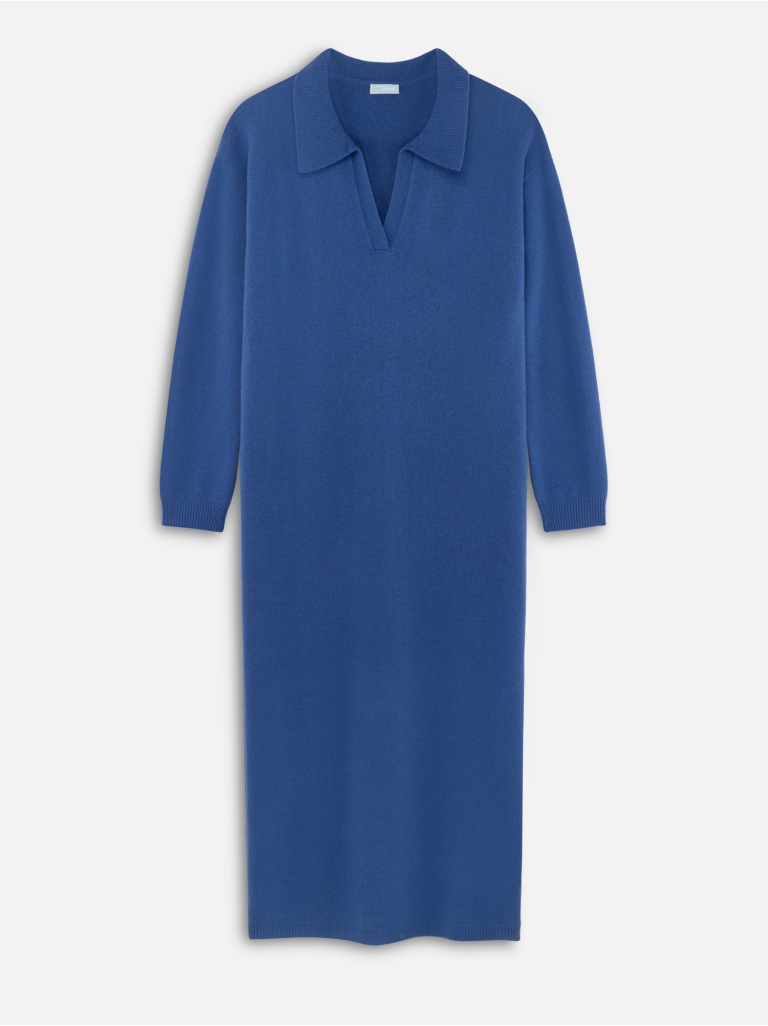 POLO DRESS 2 CASHMERE BLUE