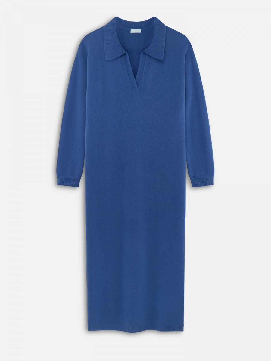 POLO DRESS 2 CASHMERE BLUE