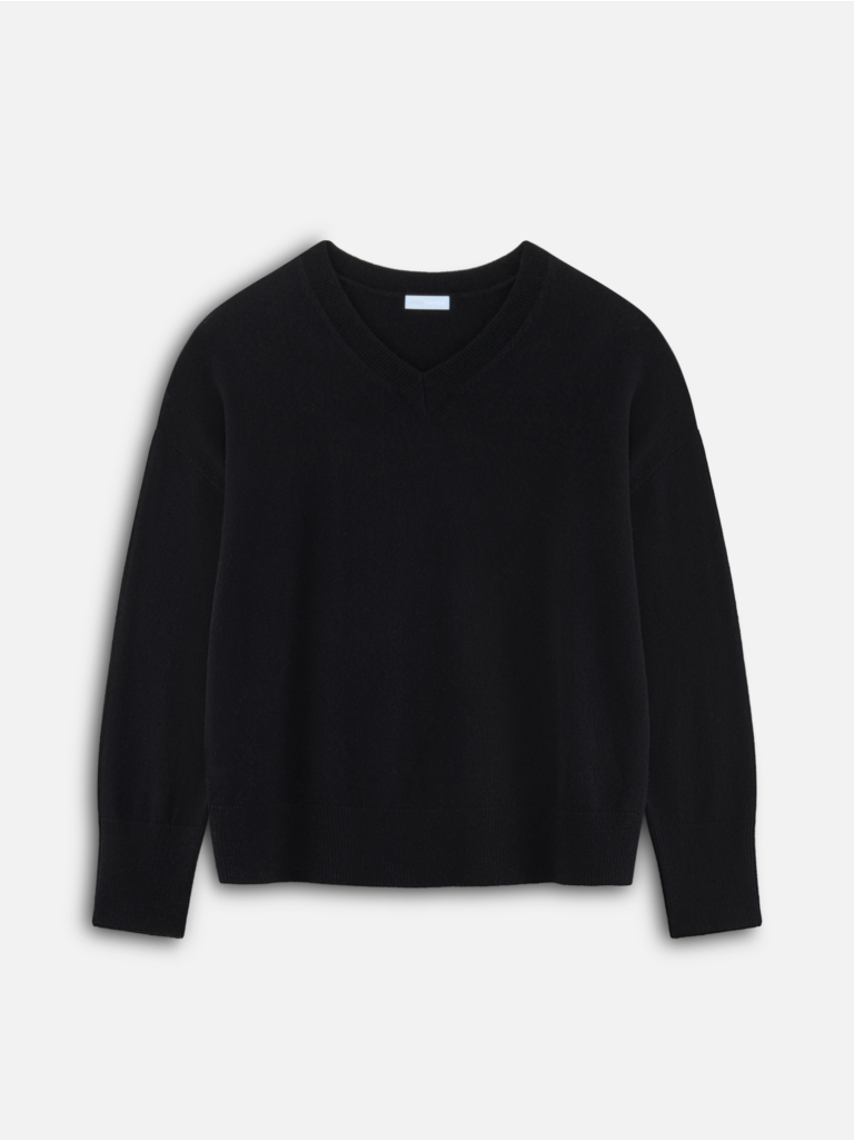 PULLOVER 1 CASHMERE BLACK