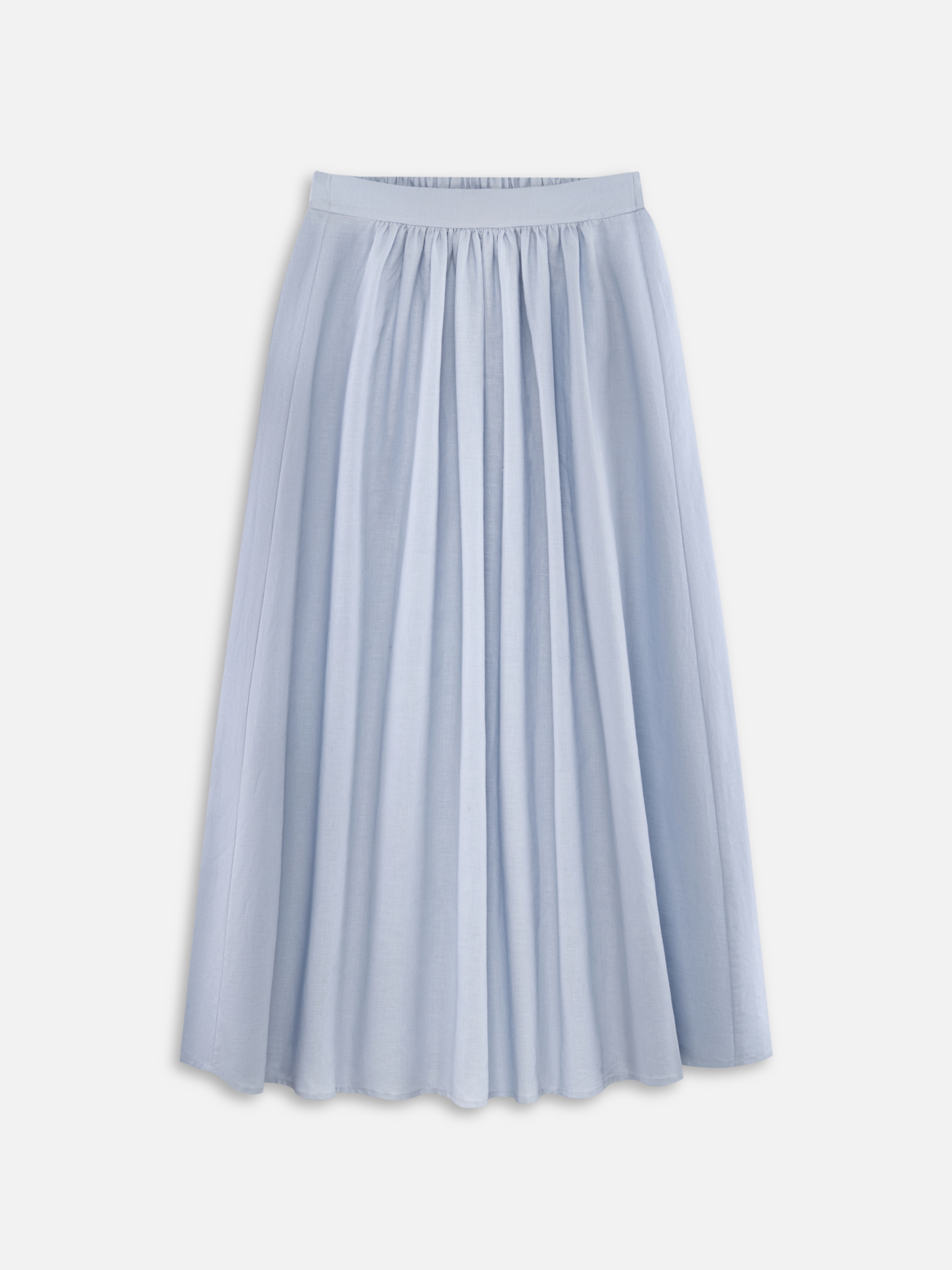 SKIRT 12 LINEN BLUE