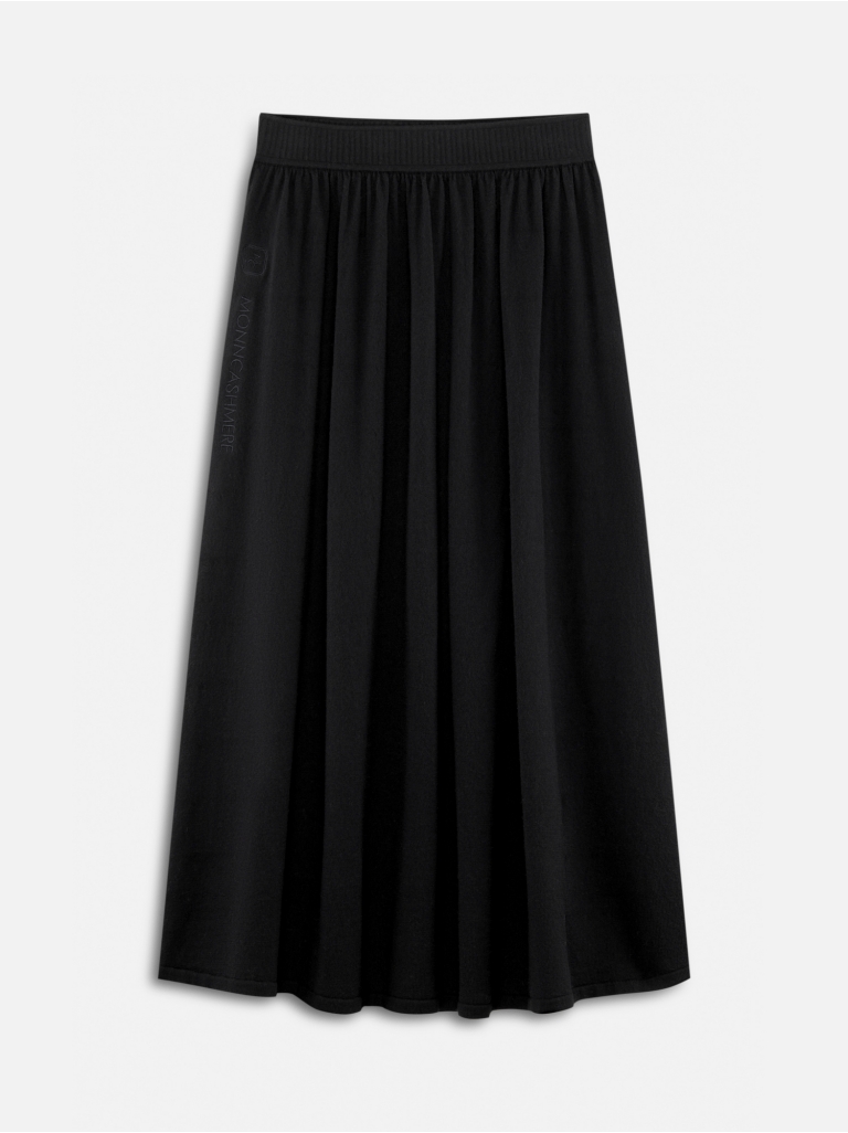 SKIRT 13 COTTON-CASHMERE BLACK