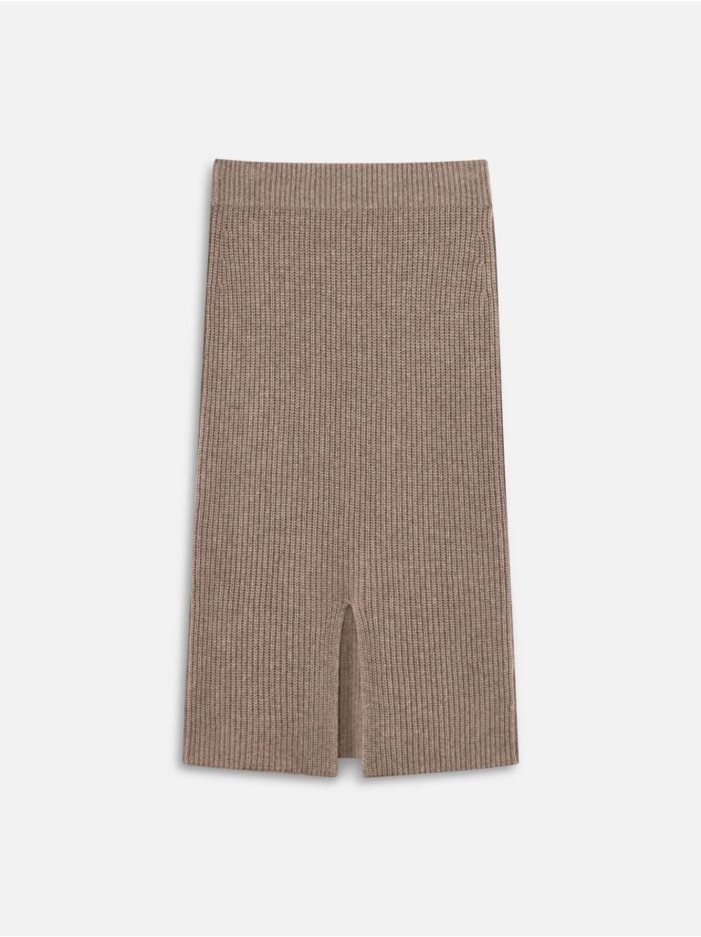 SKIRT 4 WOOL-CASHMERE SPARROW
