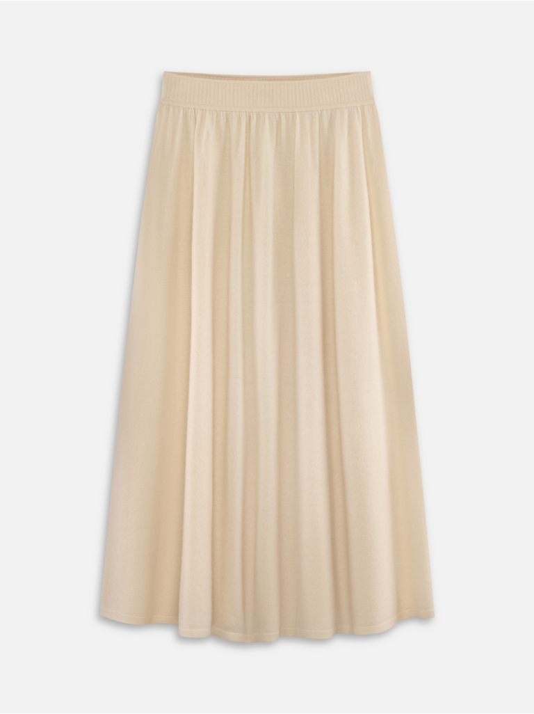 SKIRT 5 WOOL-CASHMERE MILK