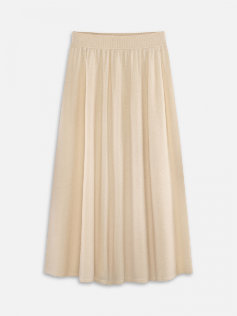 SKIRT 5 WOOL-CASHMERE MILK