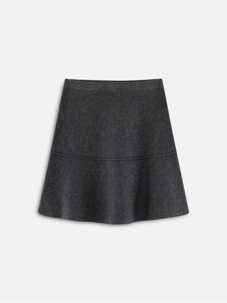 MINI SKIRT 2 CASHMERE GREY