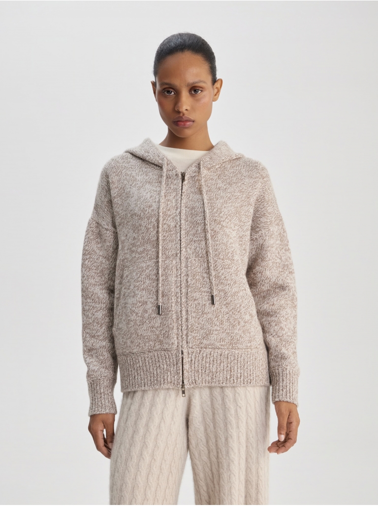 MERIBEL ZIPPER HOODIE