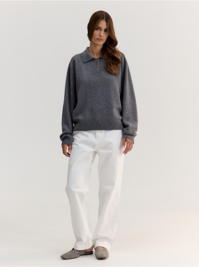 GRAPHITE POLO JUMPER GRAPHITE POLO JUMPER