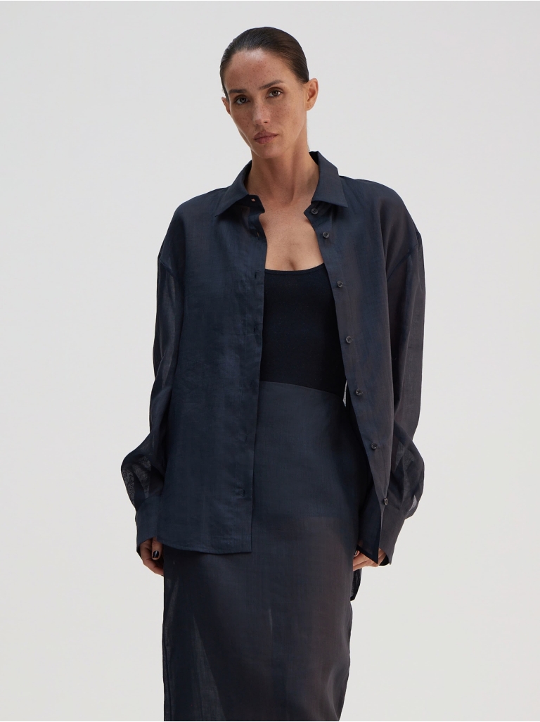 РУБАШКА RAMI BLACK