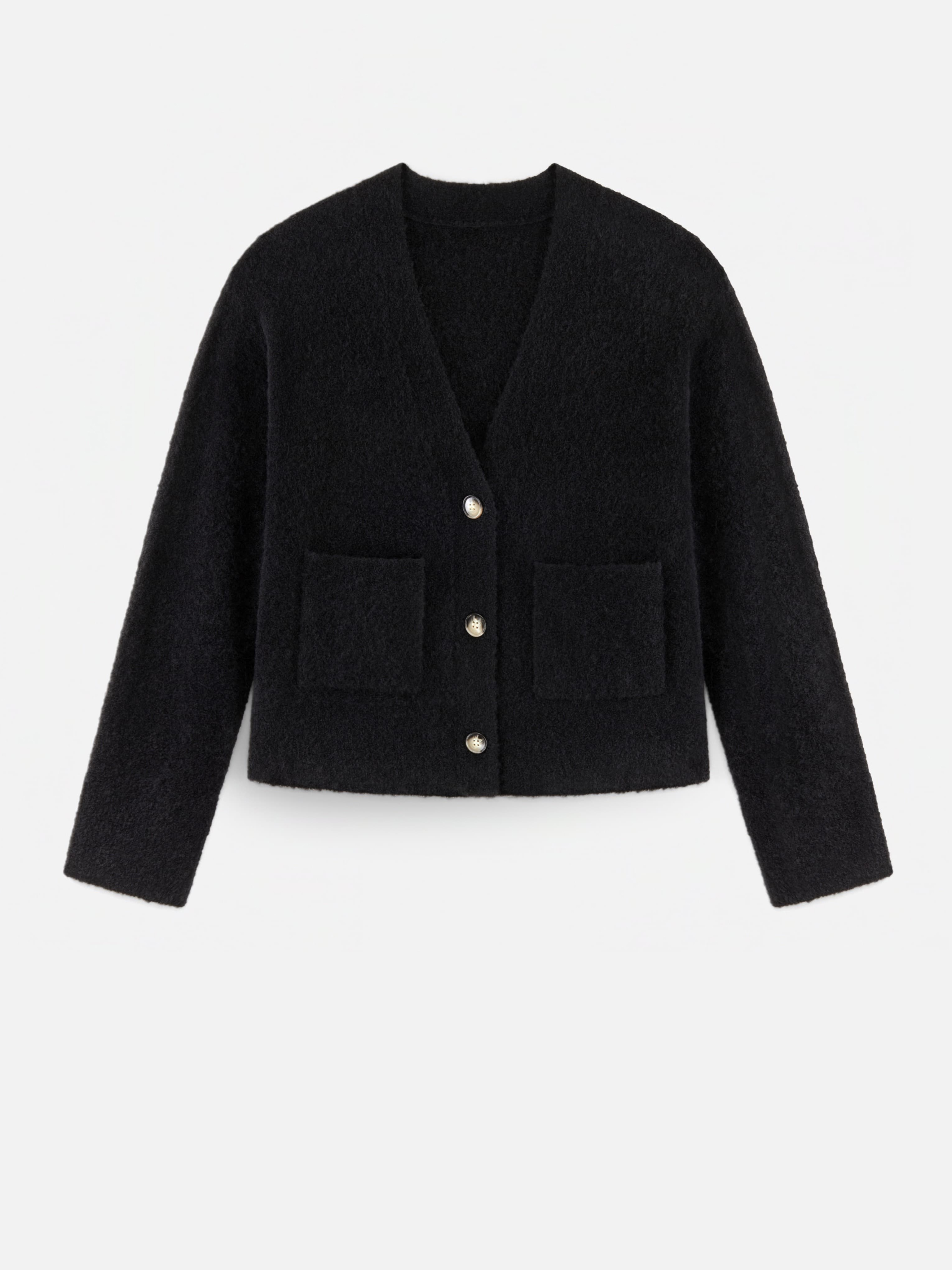 КАРДИГАН TEDDY BLACK