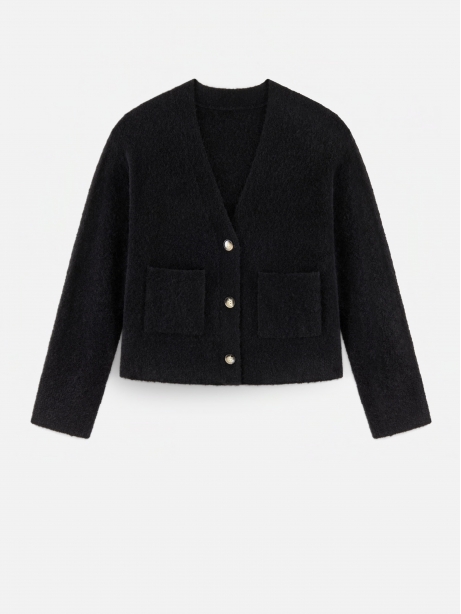 КАРДИГАН TEDDY BLACK