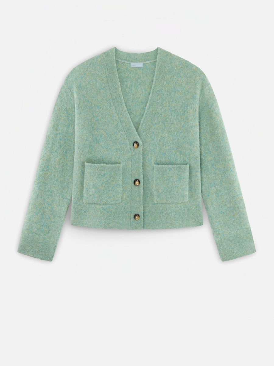 CARDIGAN TEDDY MINT