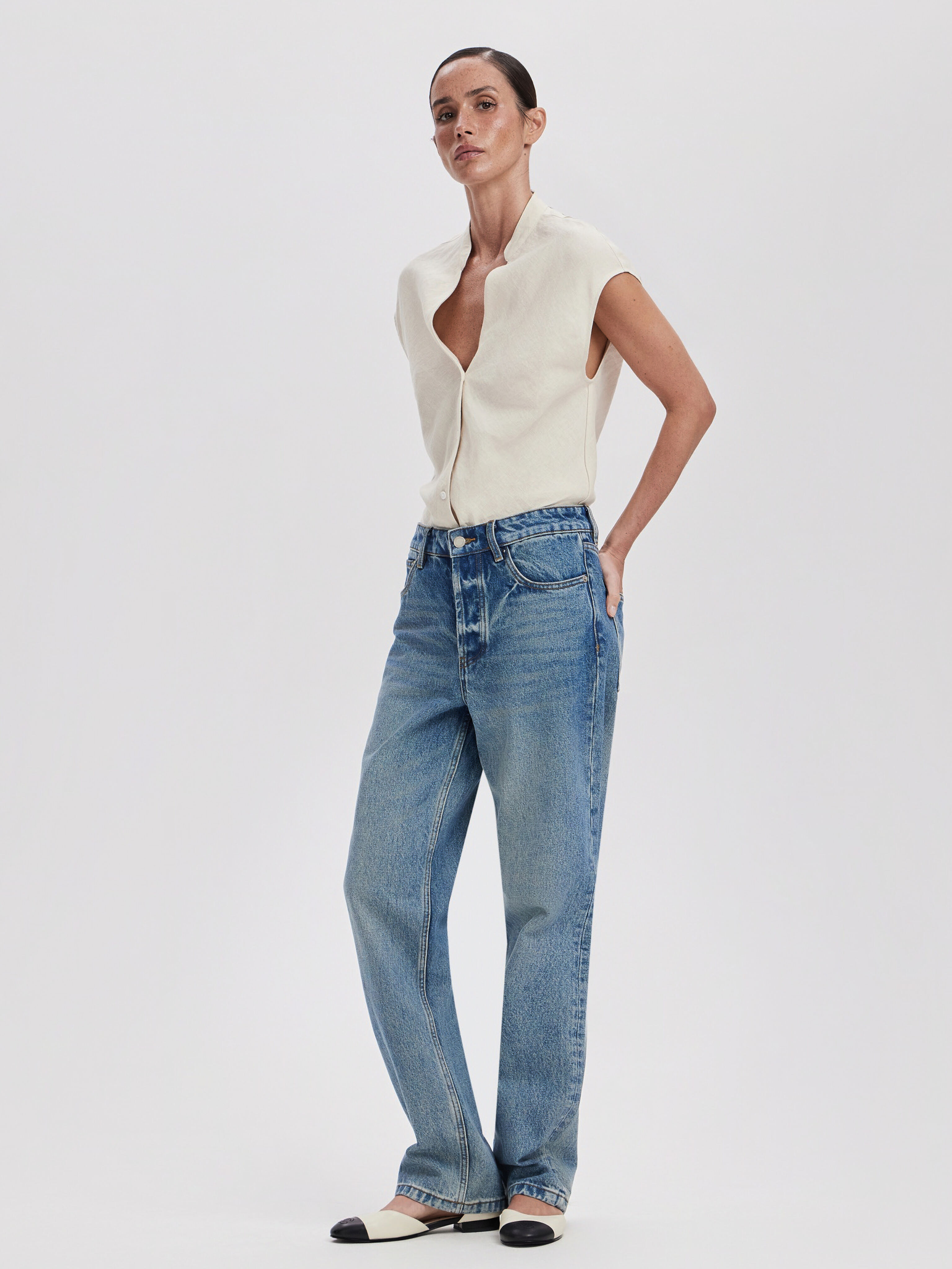 ДЖИНСЫ STRAIGHT DENIM