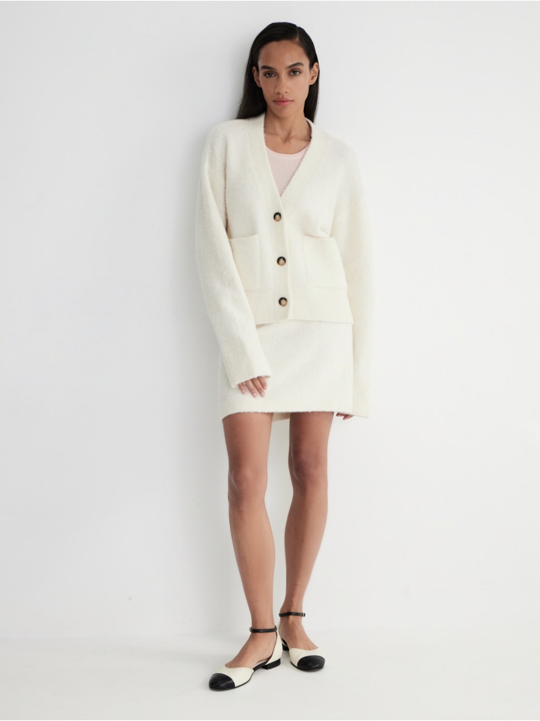 CARDIGAN TEDDY MILKY