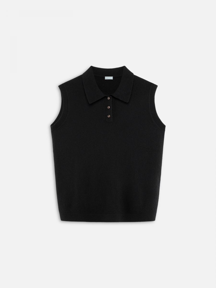 BLACK SWAN POLO TOP