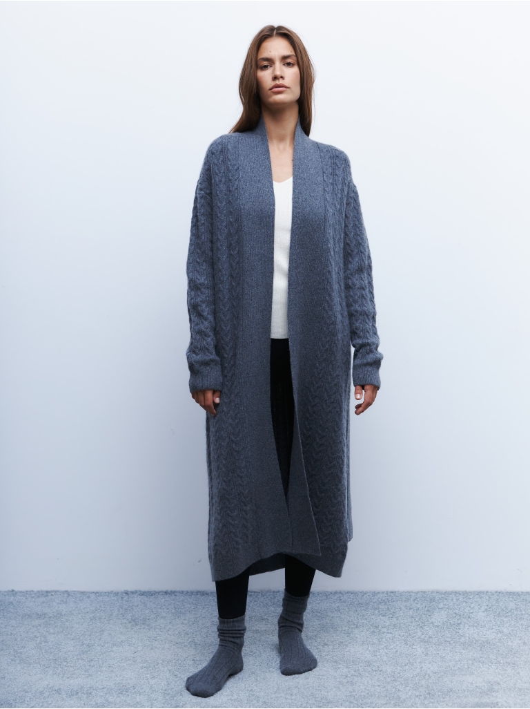 Robe-cardigan Prunoir