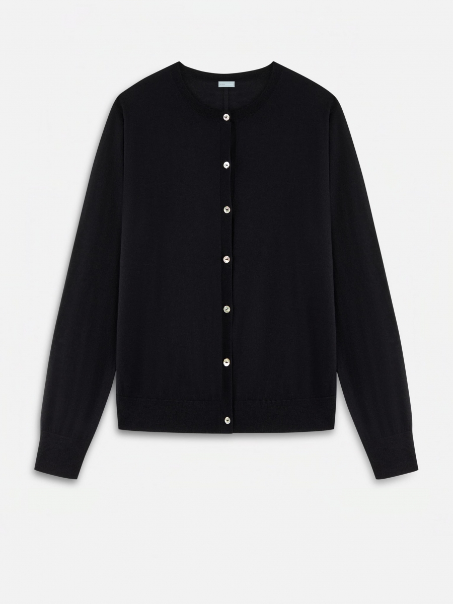 КАРДИГАН BASIC BLACK