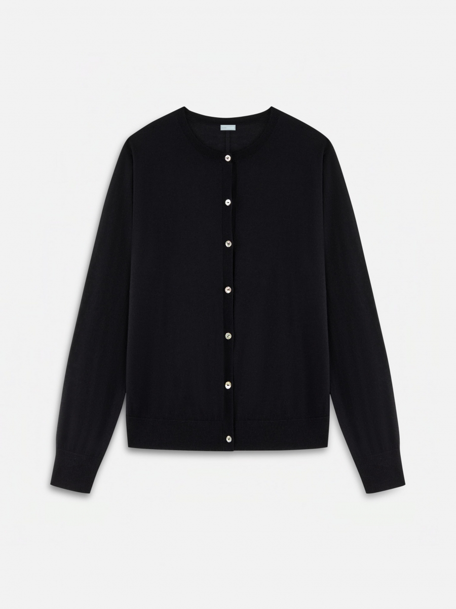 КАРДИГАН BASIC BLACK