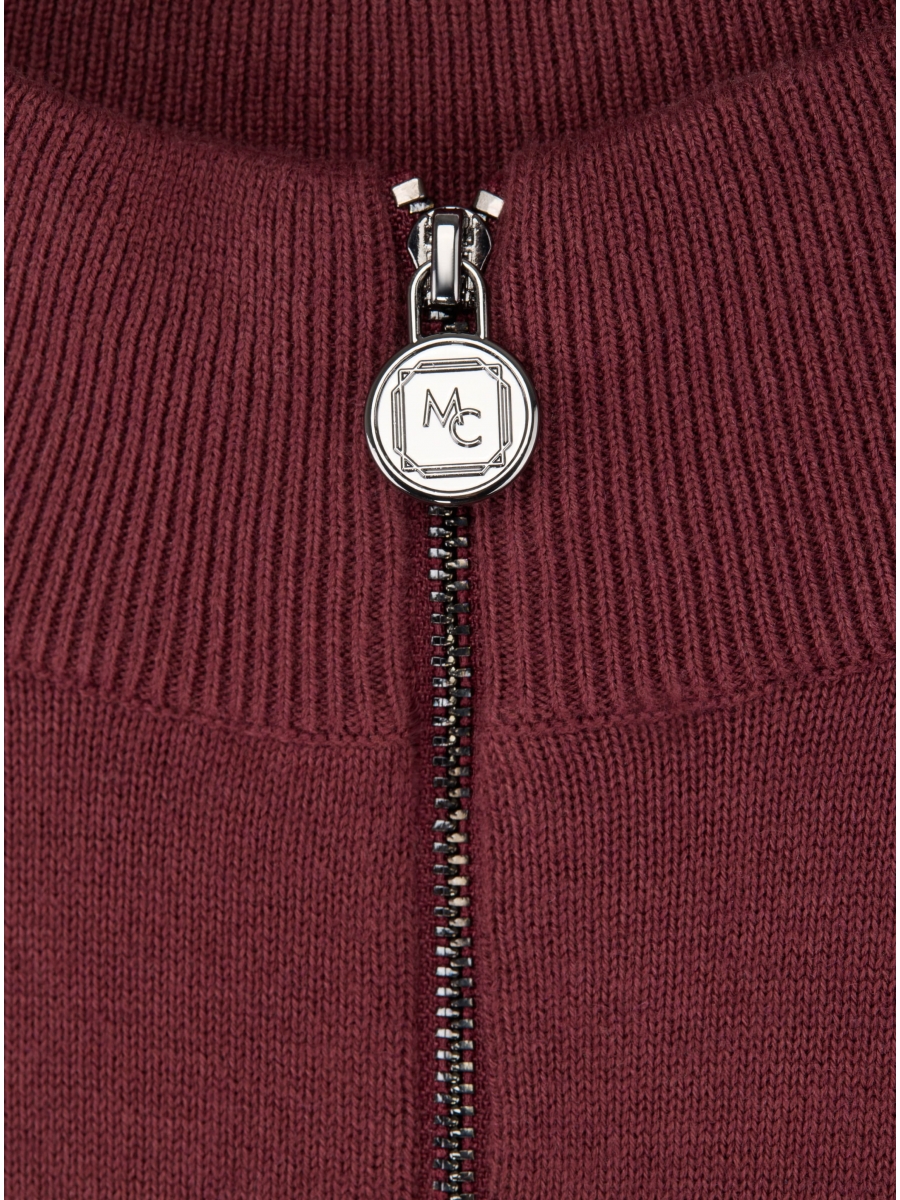 CHERRY LADY ZIP-UP SWEATSHIRT