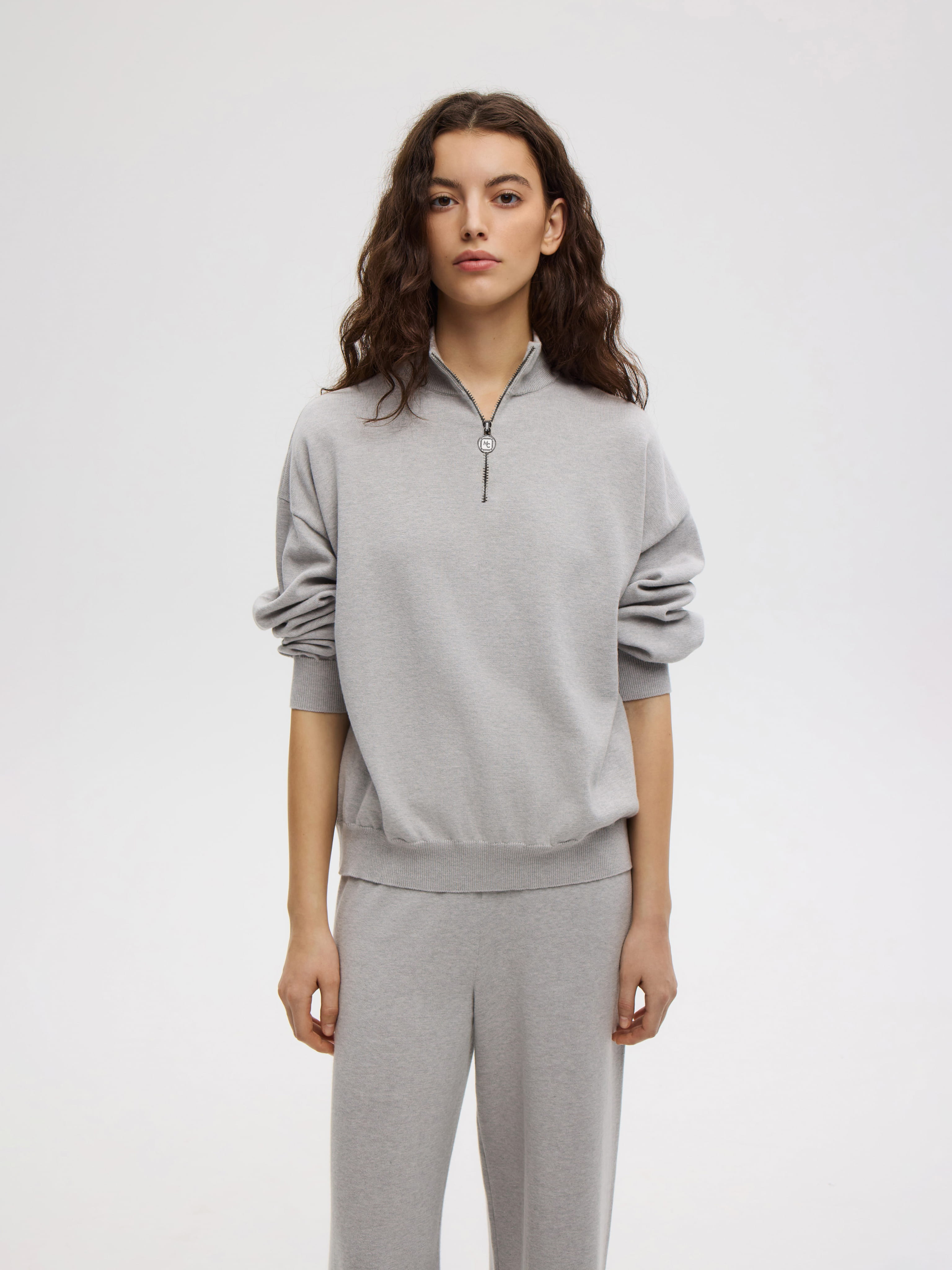 СВИТШОТ НА МОЛНИИ BALTIC GREY