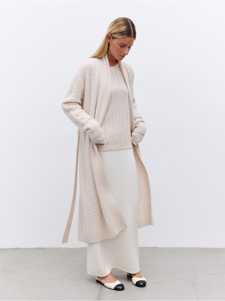 Robe-cardigan Marshmallow