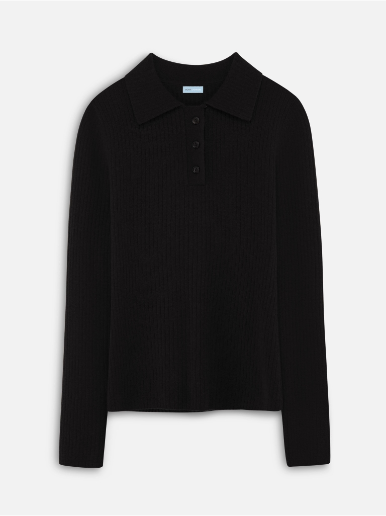 black polo-longsleeve