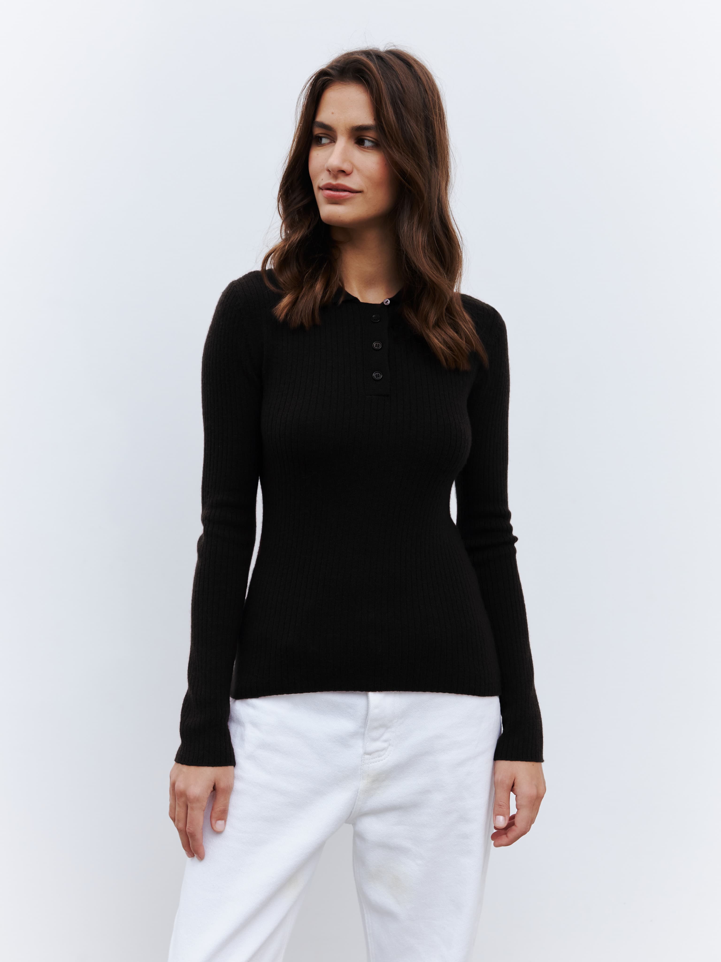 black polo-longsleeve