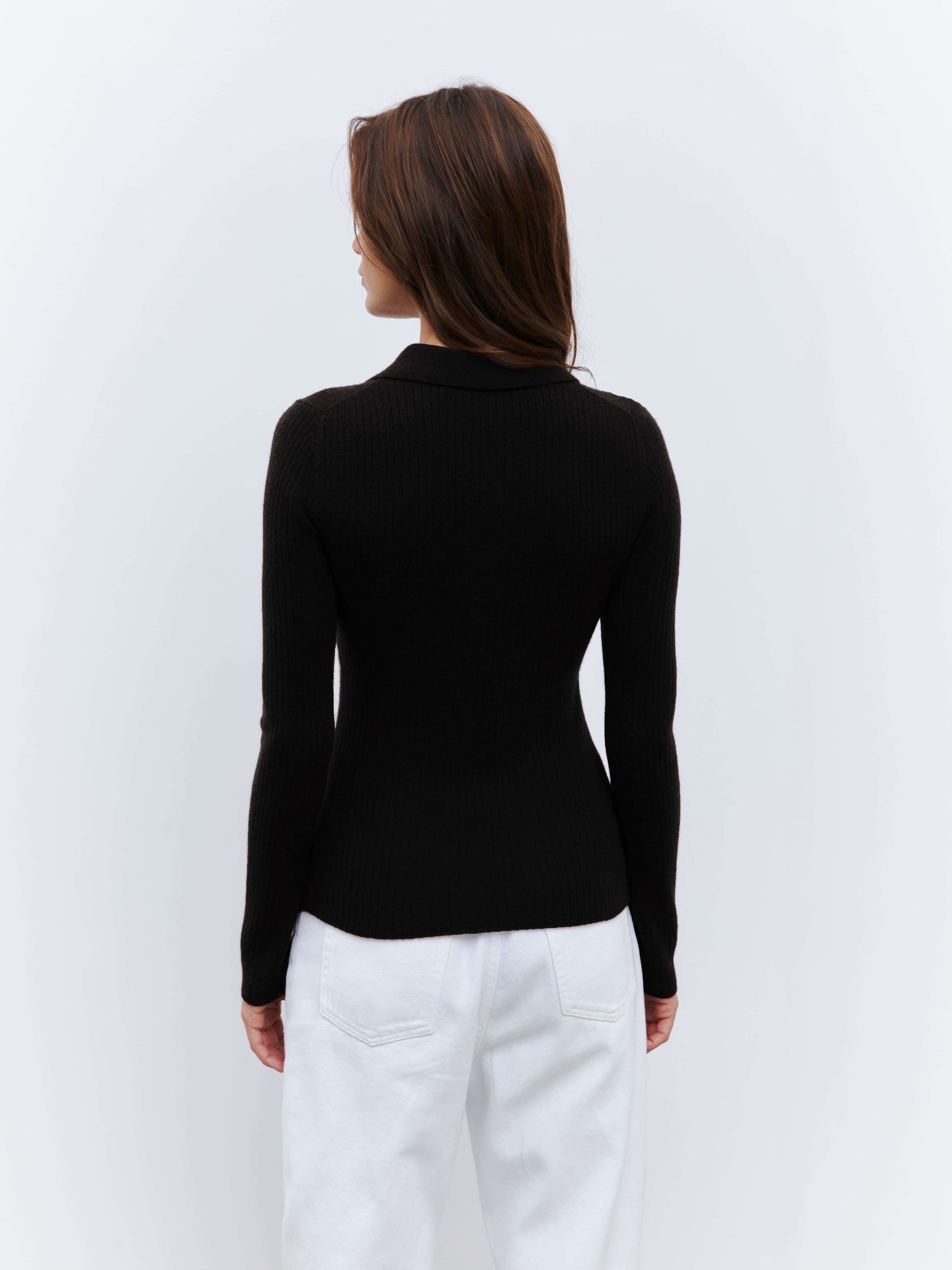 black polo-longsleeve