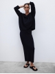 TOTAL BLACK SKIRT