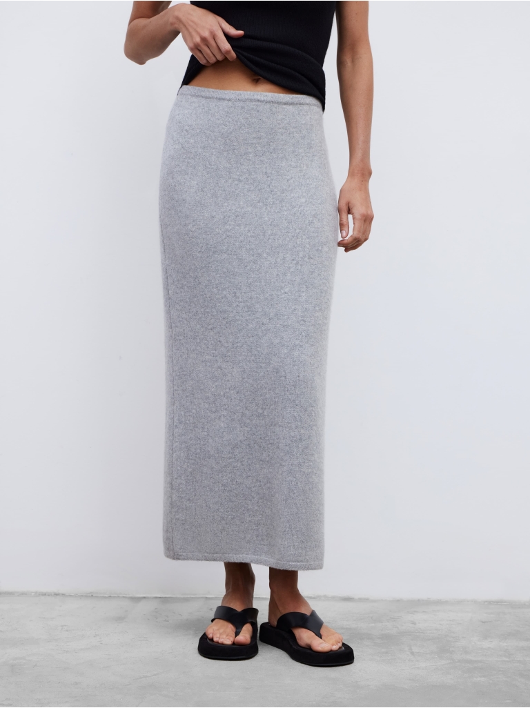 PEARL GREY SKIRT