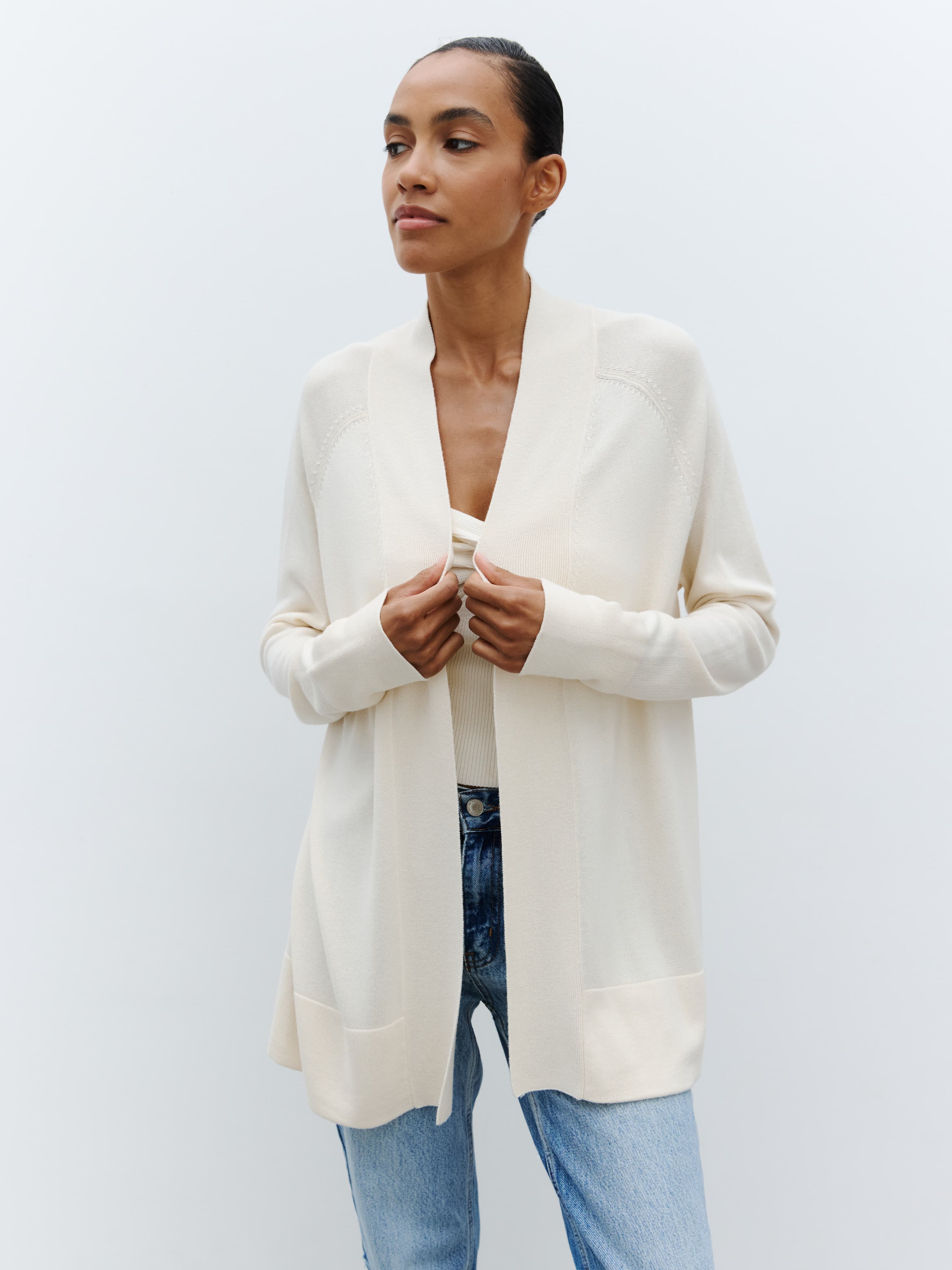 Kimono-cardigan IVORY